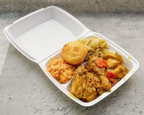Order Curry Chicken food online from Jerk&Soulfood store, Chicago on bringmethat.com