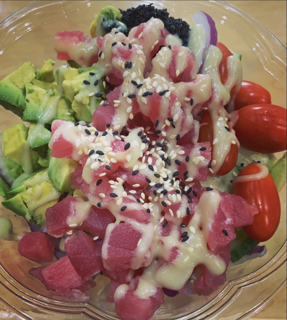 Order P2. Delicious Tuna Poke Bowl food online from Kylin Asian Fusion store, Palmyra on bringmethat.com