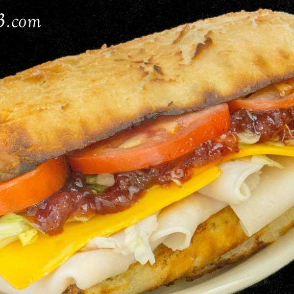Order Turkey Lingonberry Sandwich food online from Cafe 53 store, Chicago on bringmethat.com