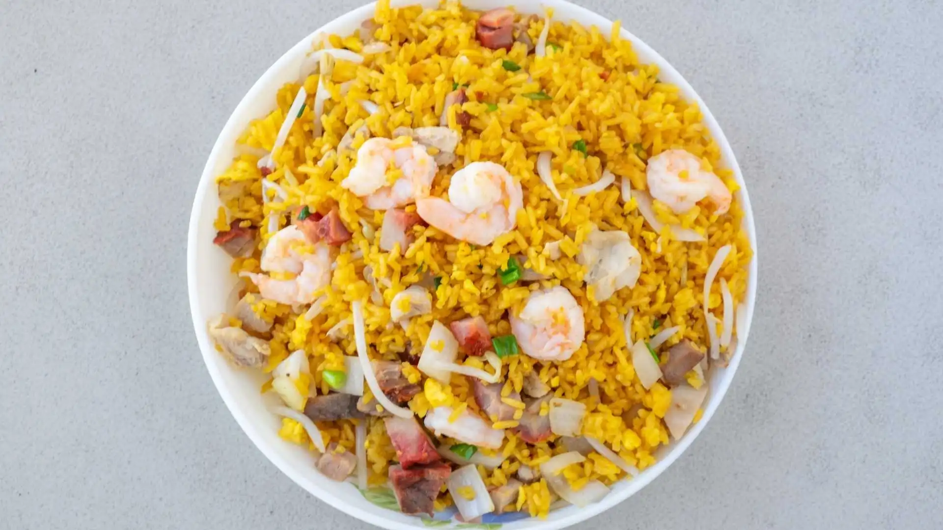 Order 25. House Special Fried Rice food online from Wok N Roll store, Ephrata on bringmethat.com