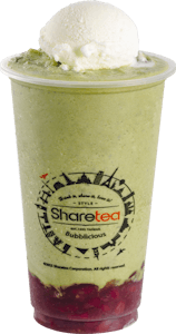 Order Matcha Red Bean Ice Blended With Ice Cream food online from Sharetea Lake Oswego store, Lake Grove on bringmethat.com