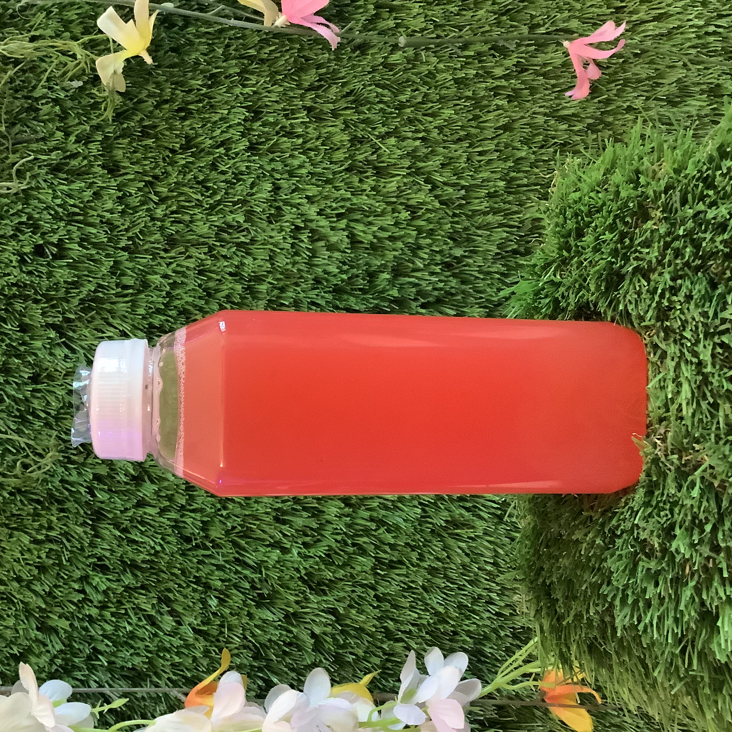 Order Guava Strawberry White Peach Lemonade *New* food online from The Funky Monkey Juice Bar store, Chicago on bringmethat.com