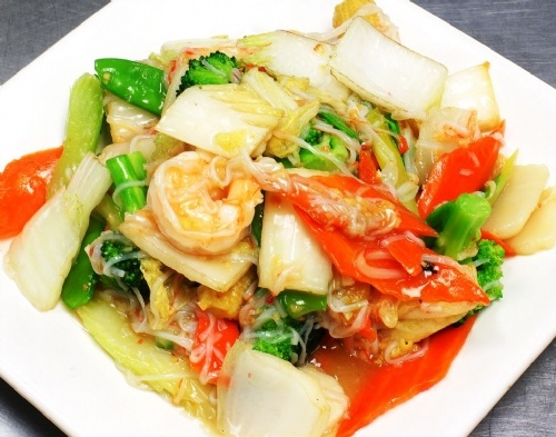 Order 73. Shrimp with Mixed Vegetables food online from Best wok store, Nashville on bringmethat.com
