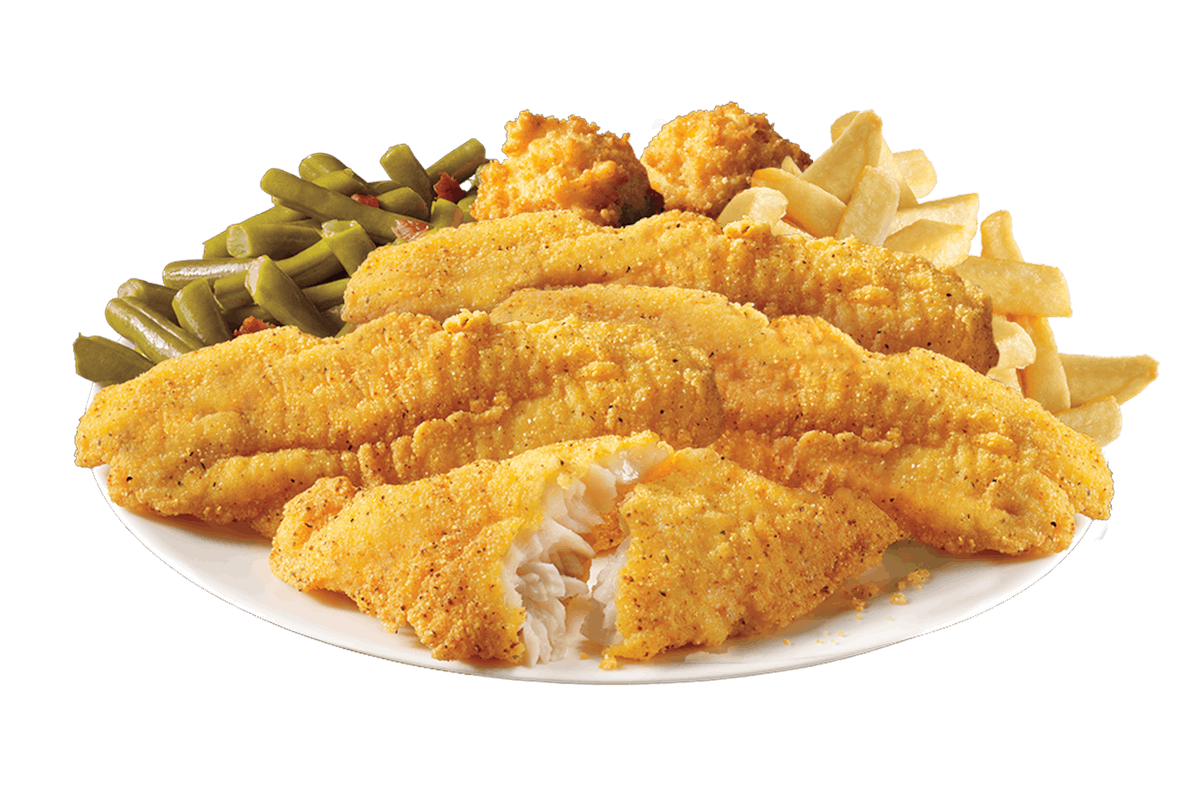 Order 4 Piece Catfish Meal food online from Captain D's Seafood Kitchen store, Fayetteville on bringmethat.com