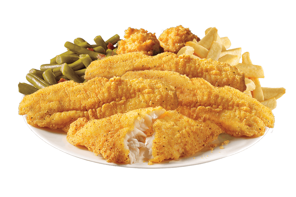 Order 4 Piece Catfish Meal food online from Captain D's Seafood store, Belleville on bringmethat.com