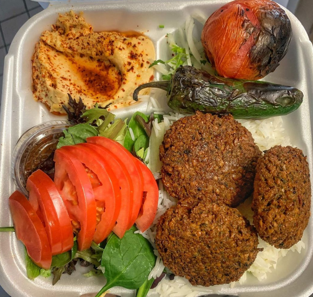 Order Falafel Plate food online from Mini Kabob store, Glendale on bringmethat.com