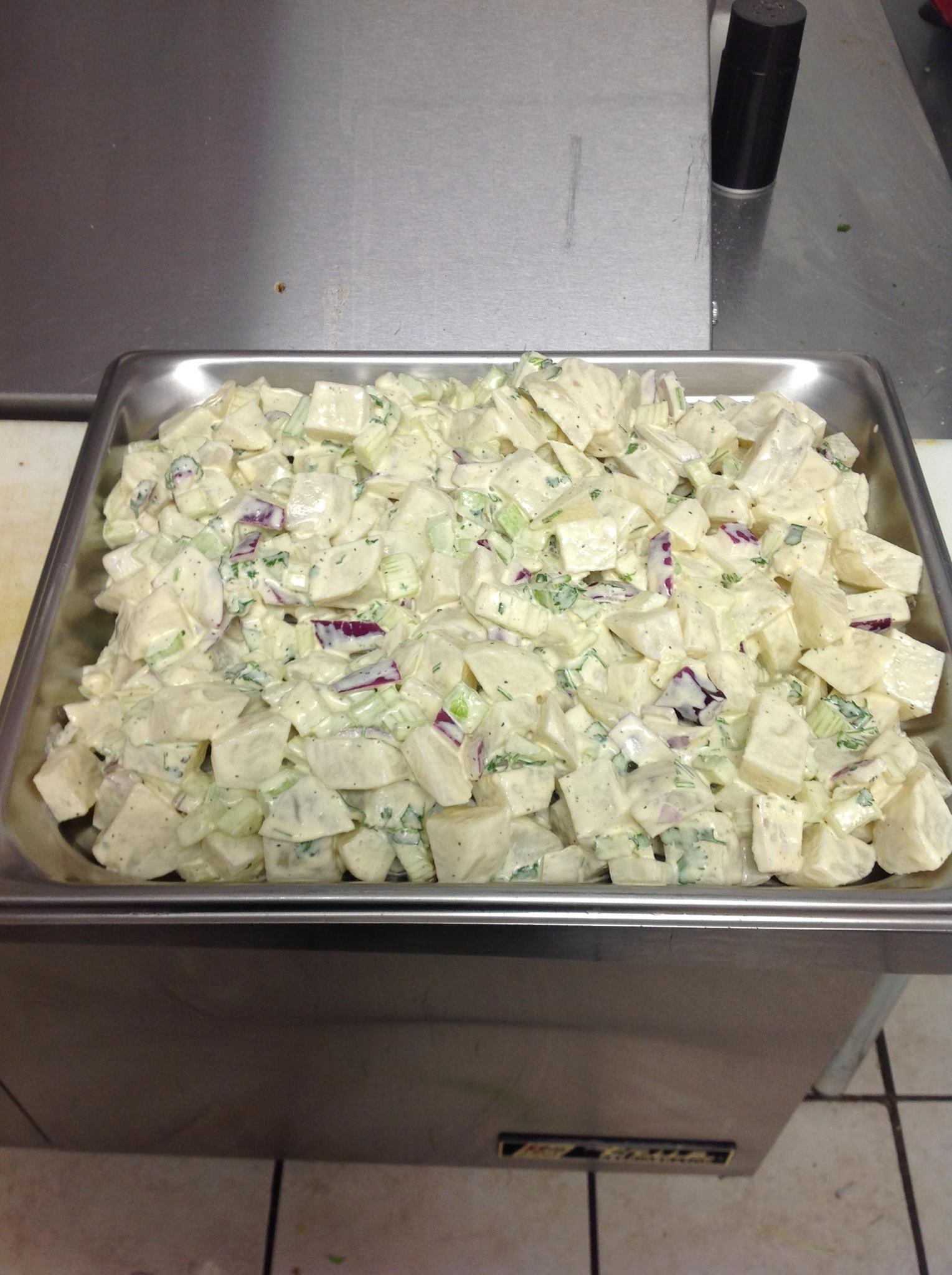 Order 1 lb. Potato Salad food online from Moonlight Deli store, Syracuse on bringmethat.com