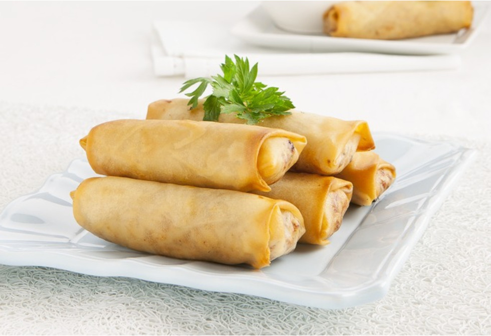 Order 2 Vegetable Spring Rolls food online from Yan Asian Restaurant store, Rutherford on bringmethat.com