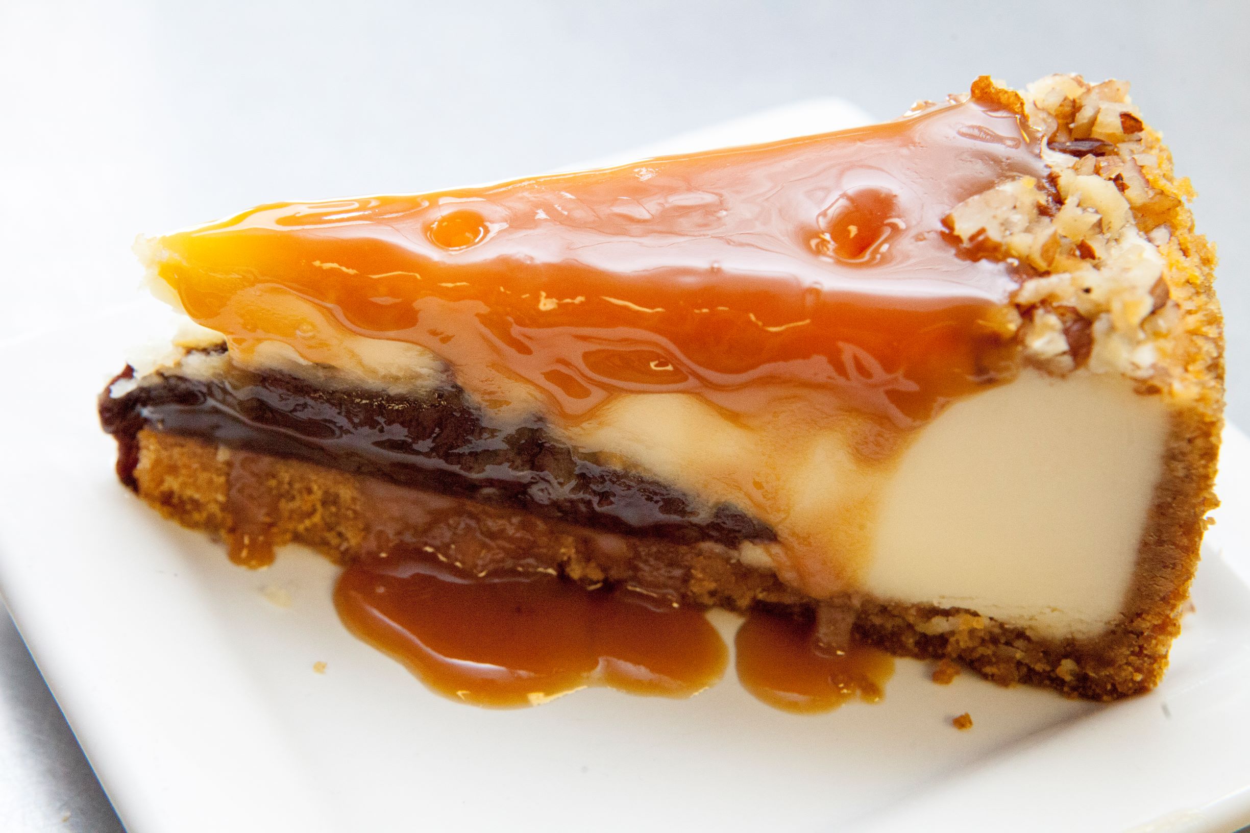 Order Turtle Cheesecake food online from Falcone Pizzeria store, Oklahoma City on bringmethat.com