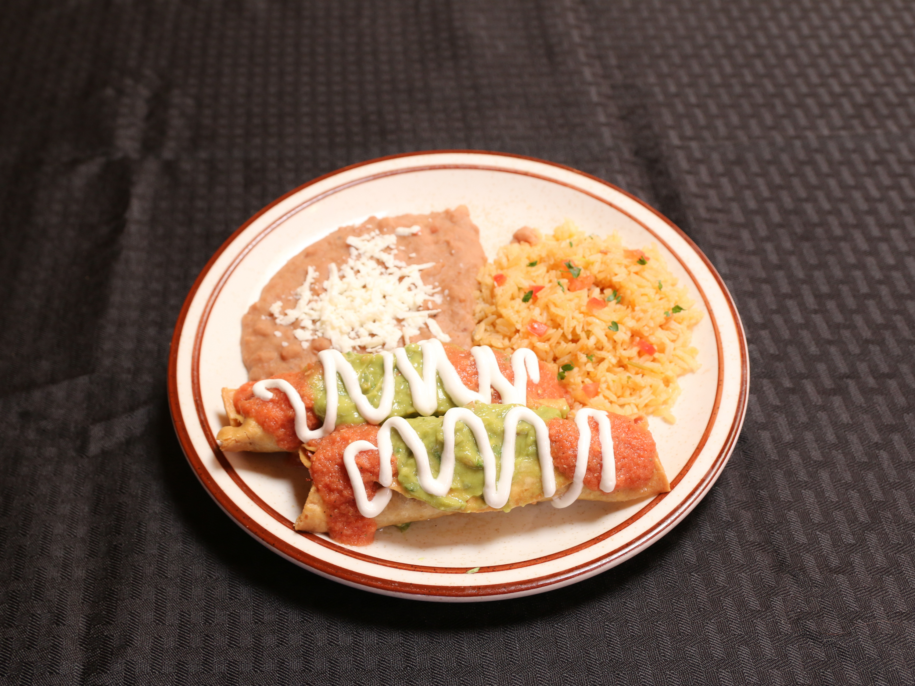 Order Flautas food online from Tortillas Restaurant store, Cathedral City on bringmethat.com