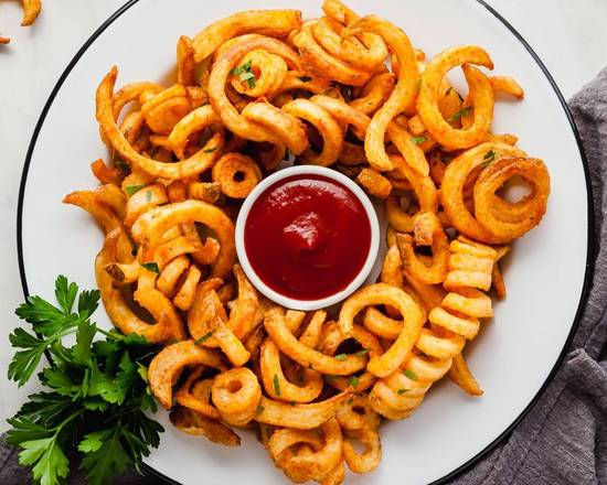 Order Curly Fries food online from Riffys Kitchen store, Sayreville on bringmethat.com