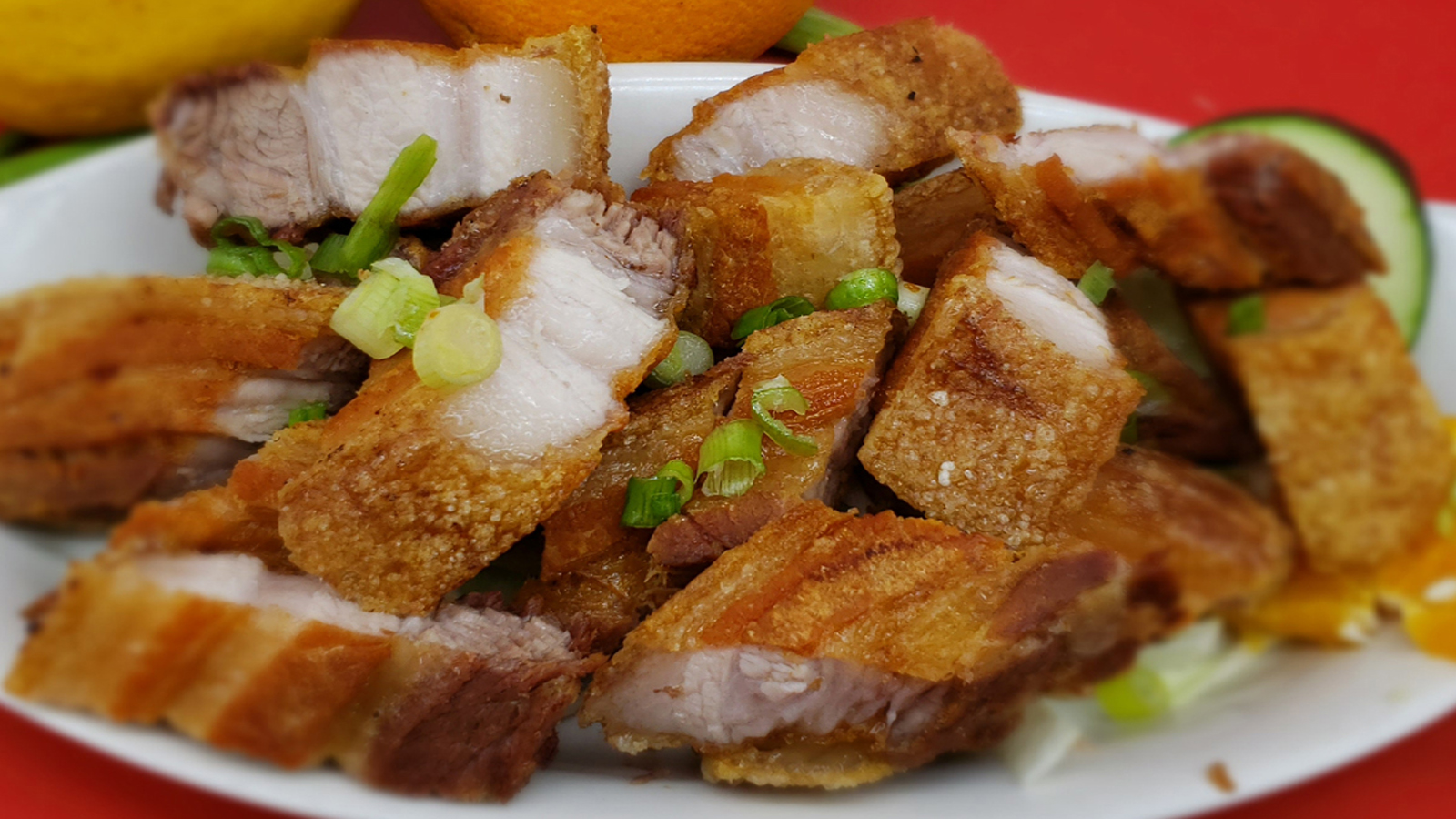 Order Lechon Kawali food online from Bamboo Bistro store, Los Angeles on bringmethat.com