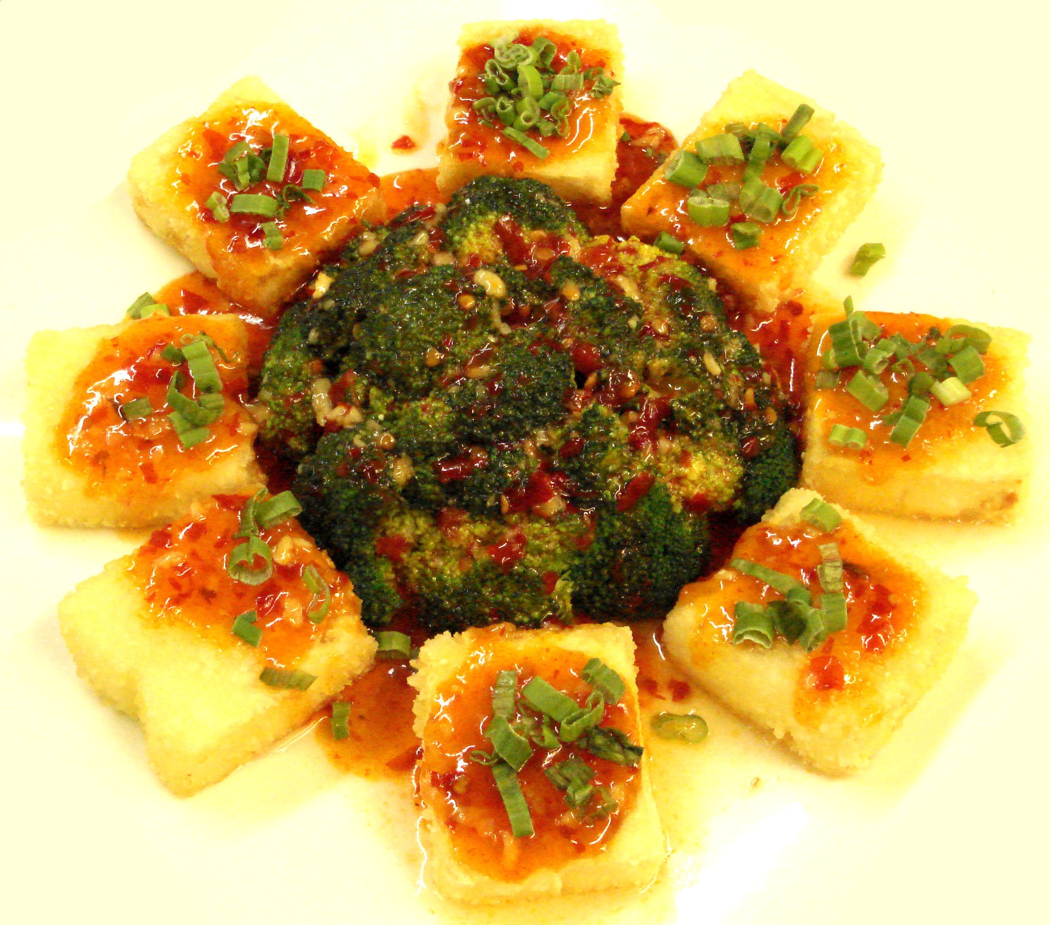 Order Crispy Tofu & Broccoli 鱼香脆皮豆腐 food online from Chengdu 23 store, Wayne on bringmethat.com