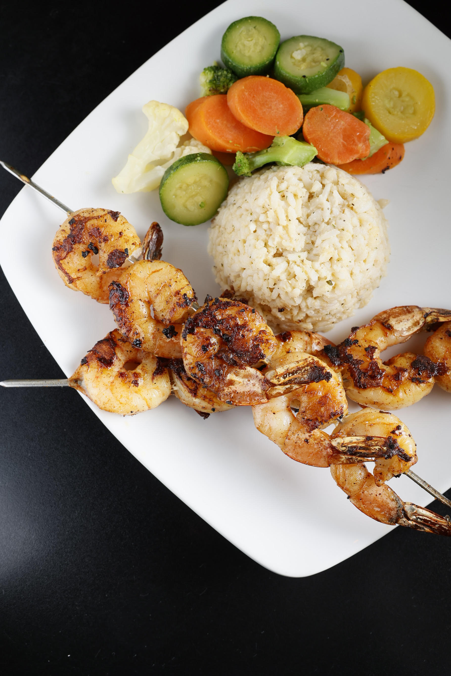 Order Shrimp Skew food online from The Block Bistro And Grill store, Indianapolis on bringmethat.com