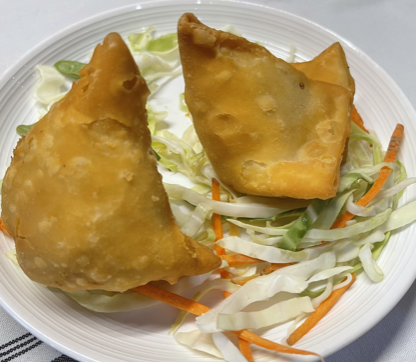 Order Vegetable Samosa (2 Pieces) food online from Urban curry store, San Francisco on bringmethat.com