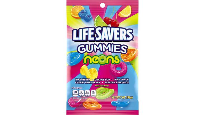 Order Life Savers Neons Gummies Candy food online from Anderson Convenience Markets #140 store, Omaha on bringmethat.com