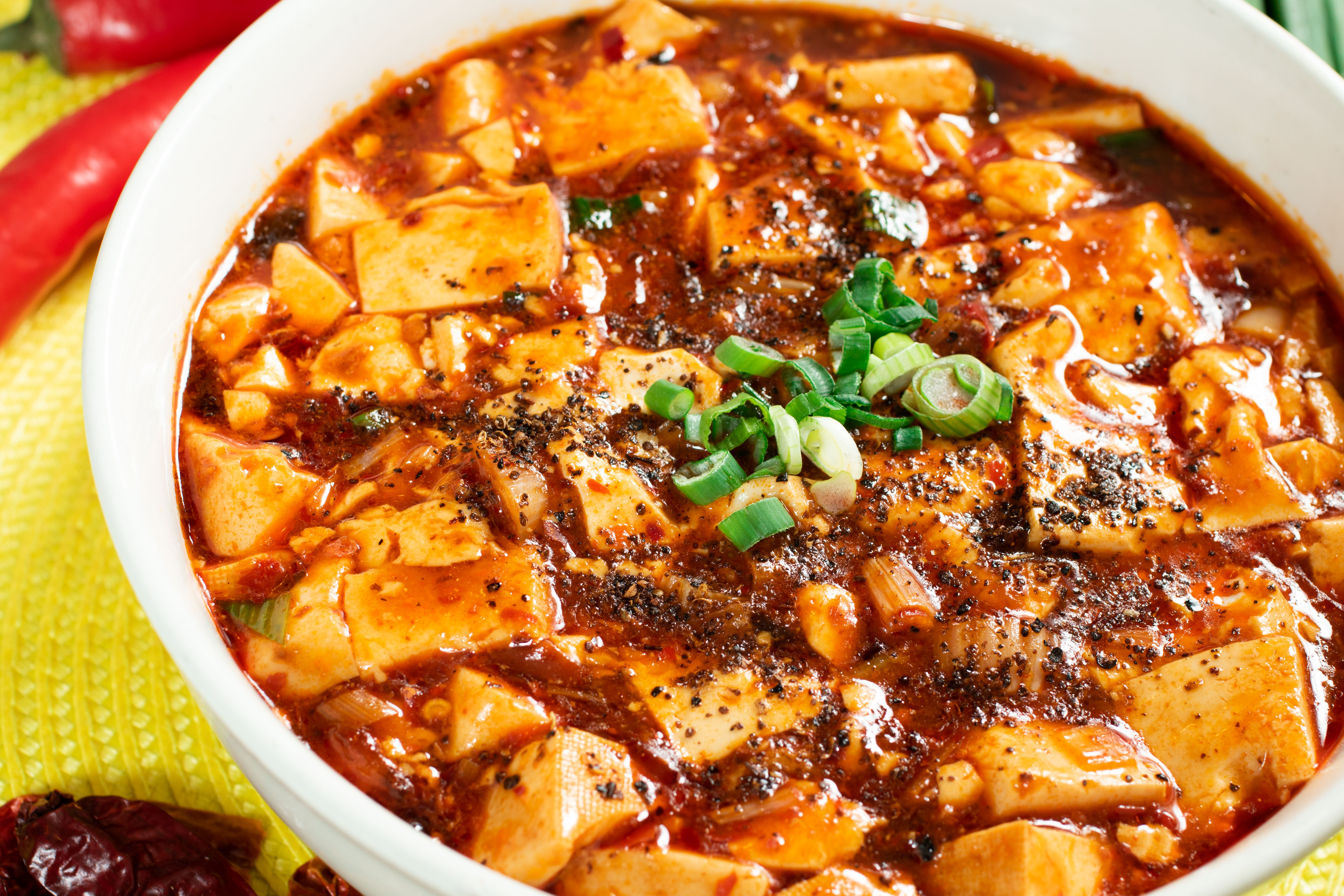 Order Mapo Tofu (No Meat) food online from Sangkee Noodle House store, Philadelphia on bringmethat.com
