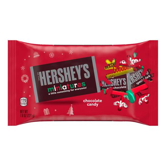 Order Hershey's Miniatures Holiday Chocolate Candy - Assortment, 7.8 oz food online from Rite Aid store, LEHIGHTON on bringmethat.com