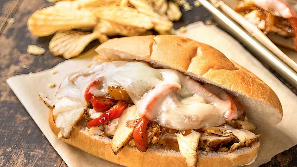 Order 42.Chicken Cheesesteak Combo - Combo food online from Super Kennedy Chicken store, Bronx on bringmethat.com