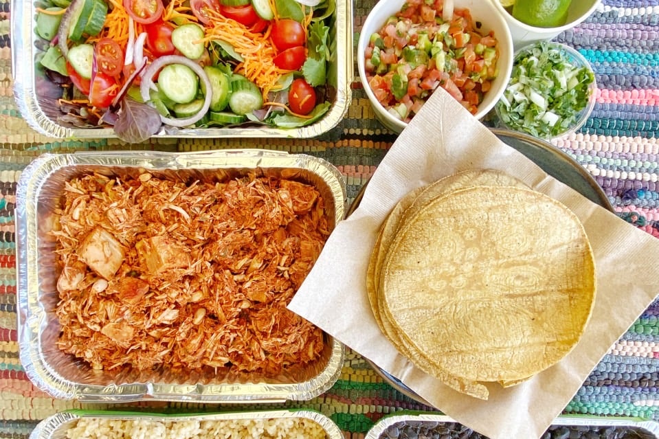 Order Taco Dinner for 4 food online from Sage Plant Based Bistro & Brewery store, Culver City on bringmethat.com