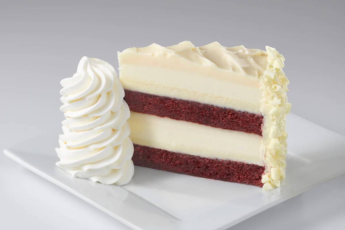 Order New Red Velvet Cheesecake Slice with Whip Cream food online from Ny Popcorn store, New York on bringmethat.com