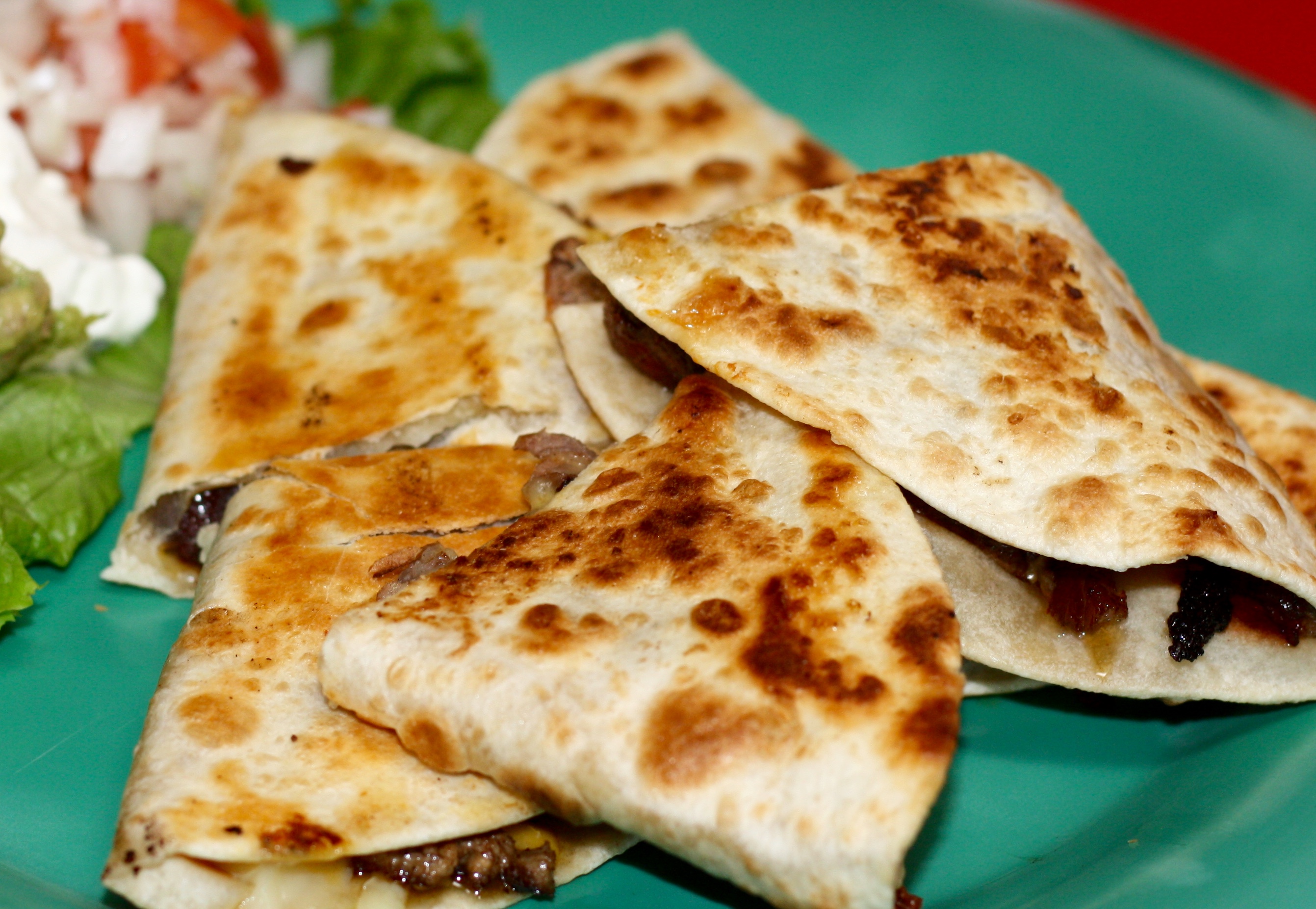 Order Quesadilla food online from Marco's Burgers & Fries store, Mission on bringmethat.com