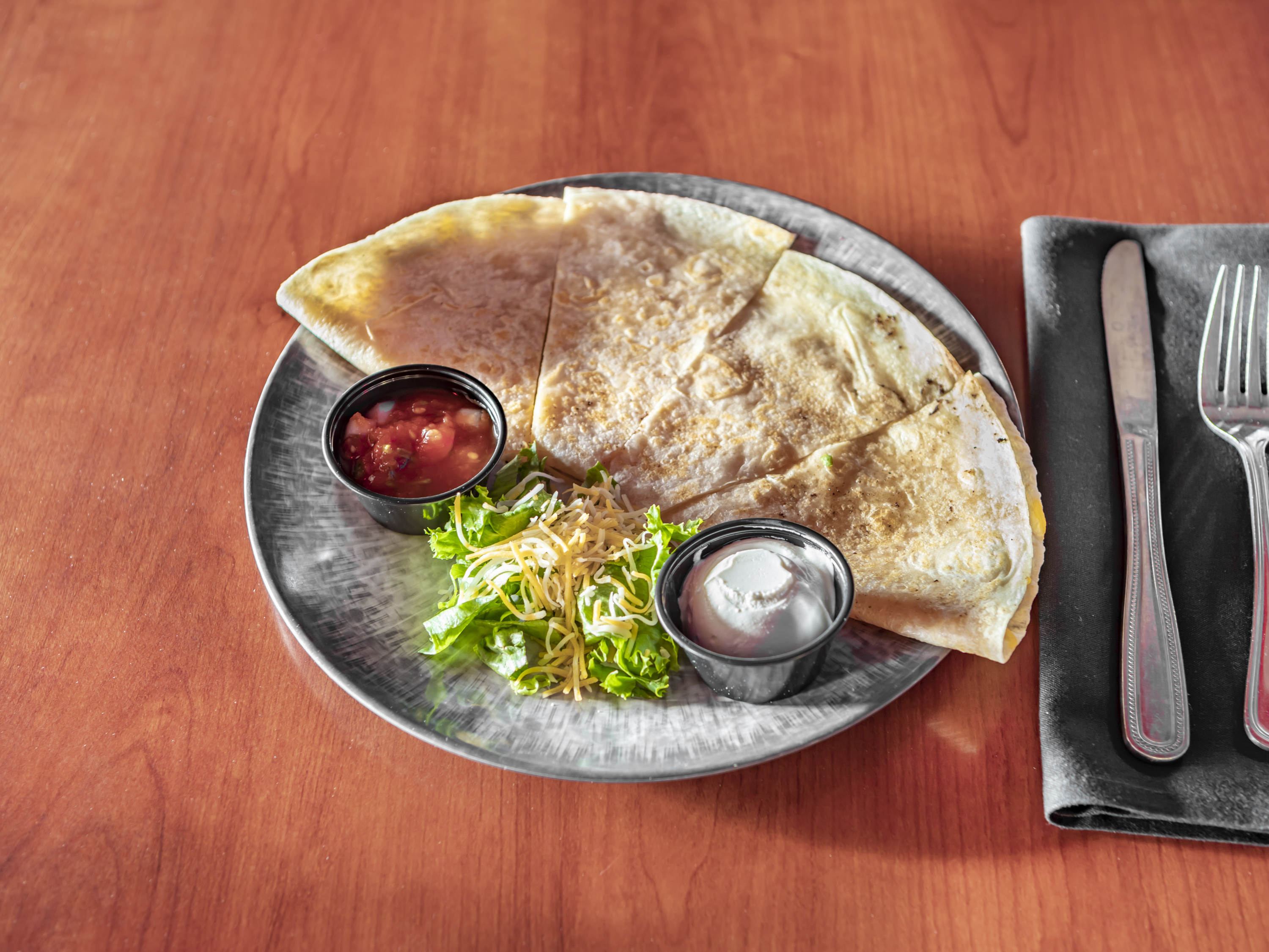 Order Quesadilla food online from Firehouse Bar & Grill store, St. Louis on bringmethat.com