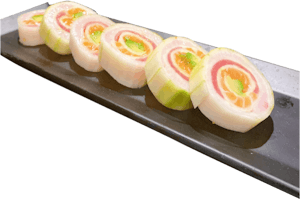 Order Rainbow Naruto Roll (No Rice) food online from Nagoya Japanese Steak & Sushi store, Ottawa on bringmethat.com
