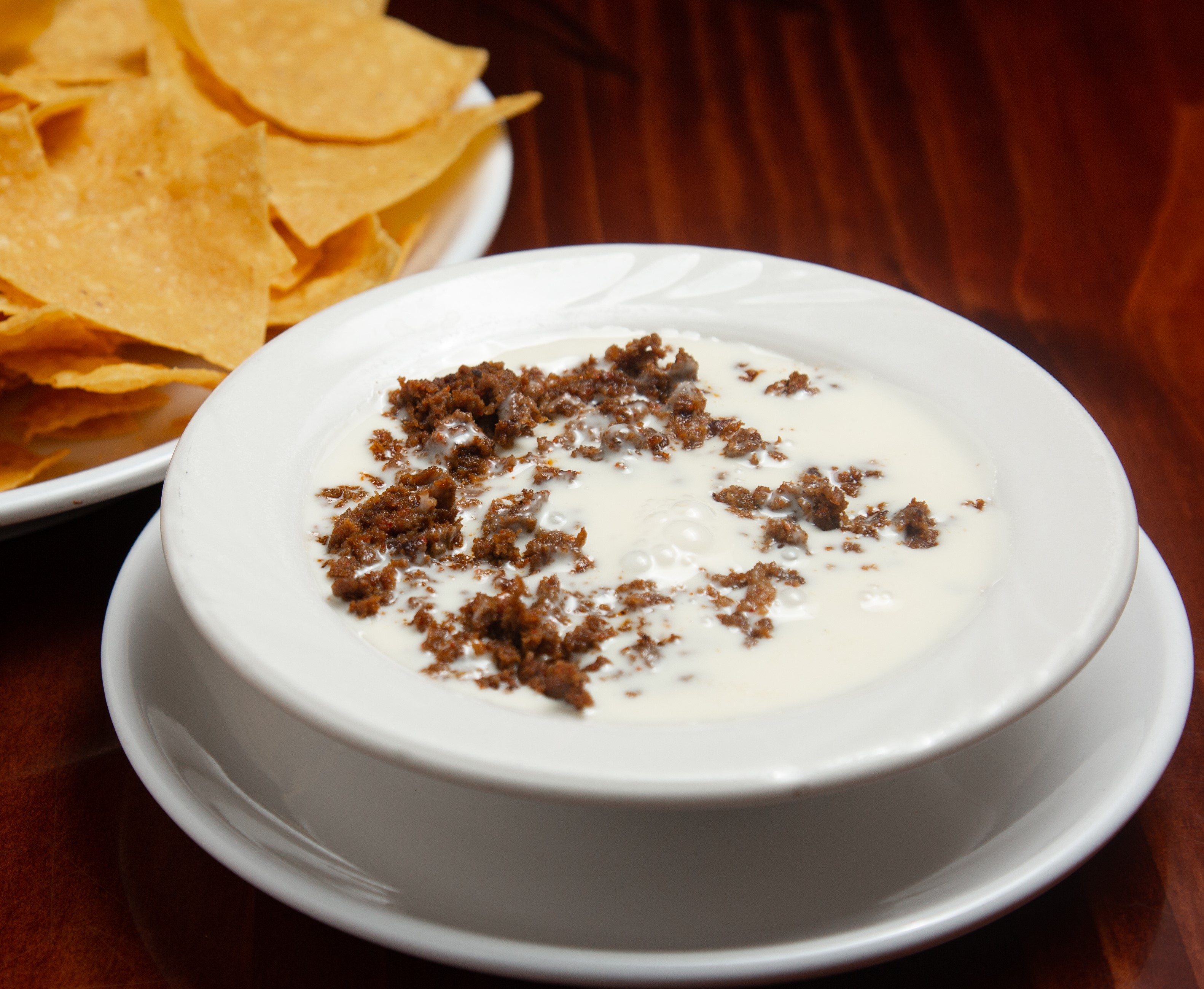 Order Chori Queso Dip food online from Tito Mexican Restaurant store, Spring Hill on bringmethat.com