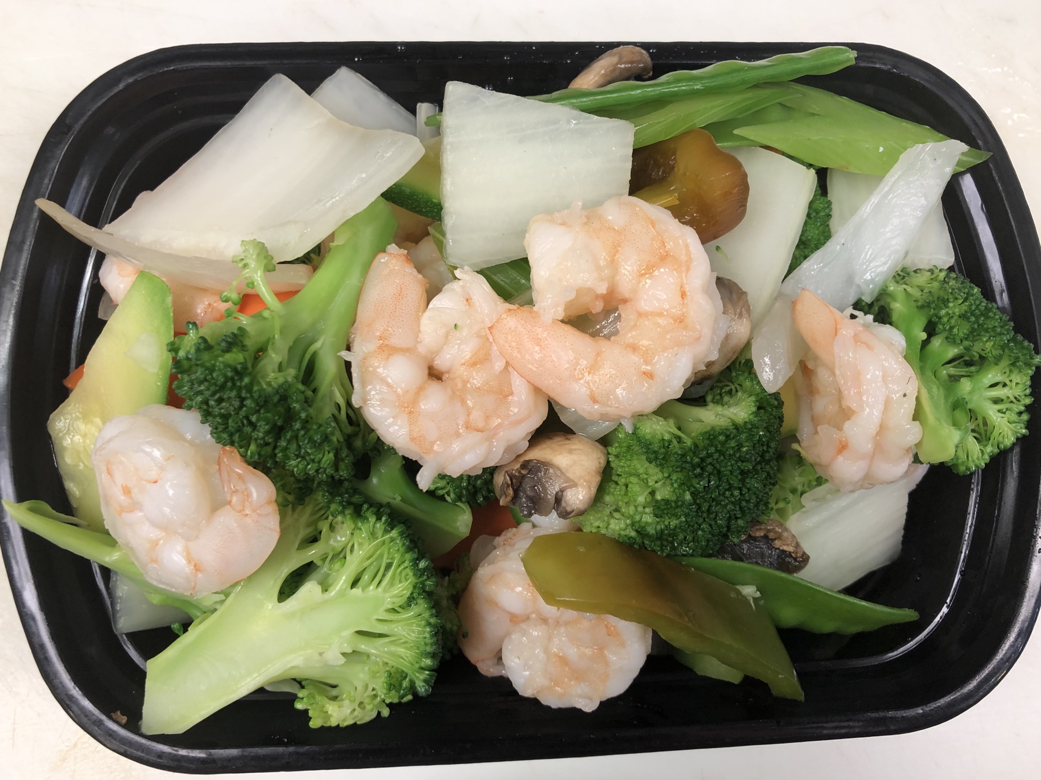Order 99. Steamed Mixed Vegetable with Shrimp水煮杂菜虾（大 food online from JJ China store, Morrisville on bringmethat.com
