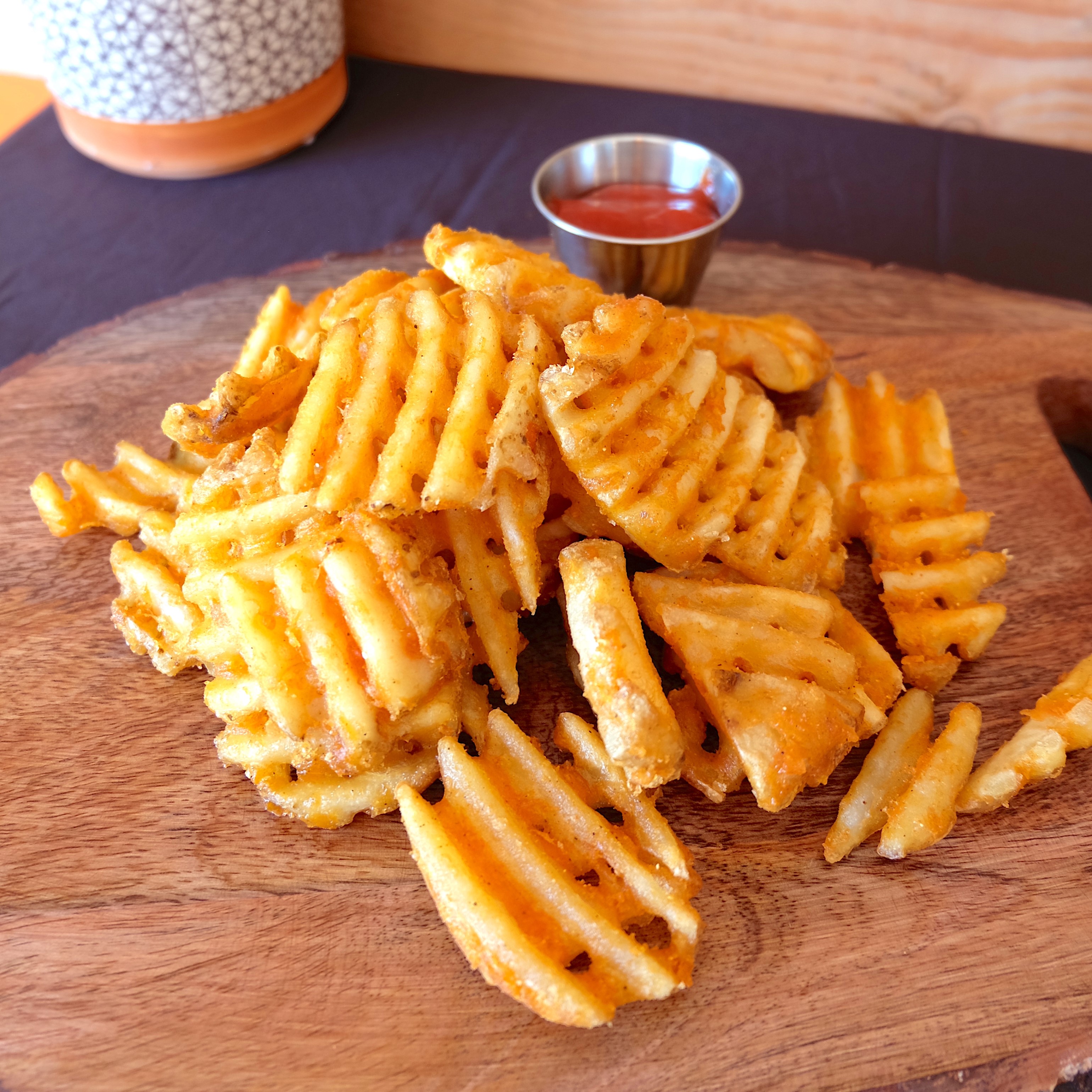Order Waffle Fries food online from Fiery Cafe store, San Francisco on bringmethat.com