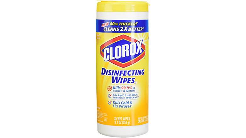Order Clorox Disinfecting Wipes, Lemon Fresh Scent-35 Counts food online from Route 7 Food Mart store, Norwalk on bringmethat.com