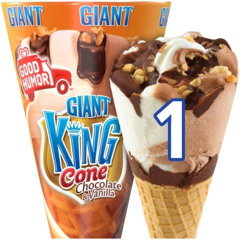 Order Good Humor Giant King Cone food online from 7-Eleven store, Irvine on bringmethat.com