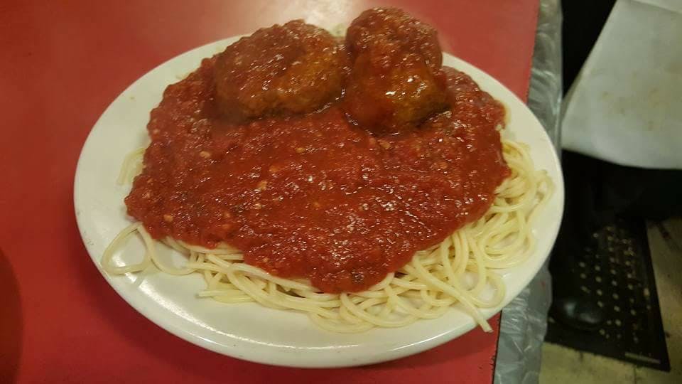 Order Spaghetti with Meatballs - Dinner food online from Henry's Pizzeria store, East Windsor on bringmethat.com