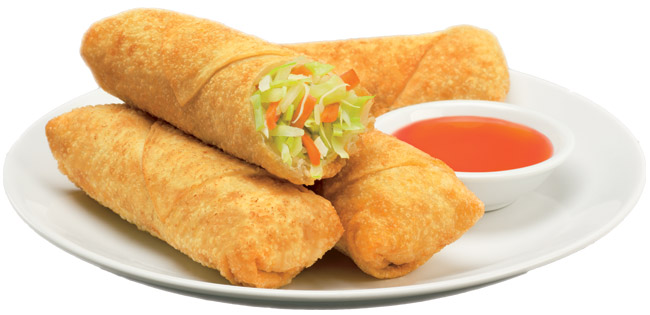Order 2 Pieces Vegetable Egg Rolls food online from Yummy Panda store, Fontana on bringmethat.com