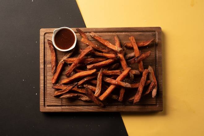 Order House Made Sweet Potato Fries food online from Bun Burger Kitchen store, Lakewood on bringmethat.com