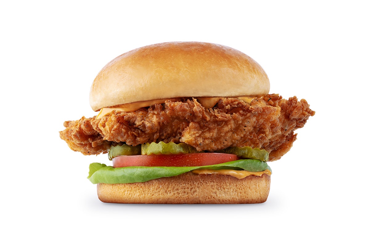 Order Crispy Chicken Deluxe Sandwich food online from PDQ store, Farmingdale on bringmethat.com