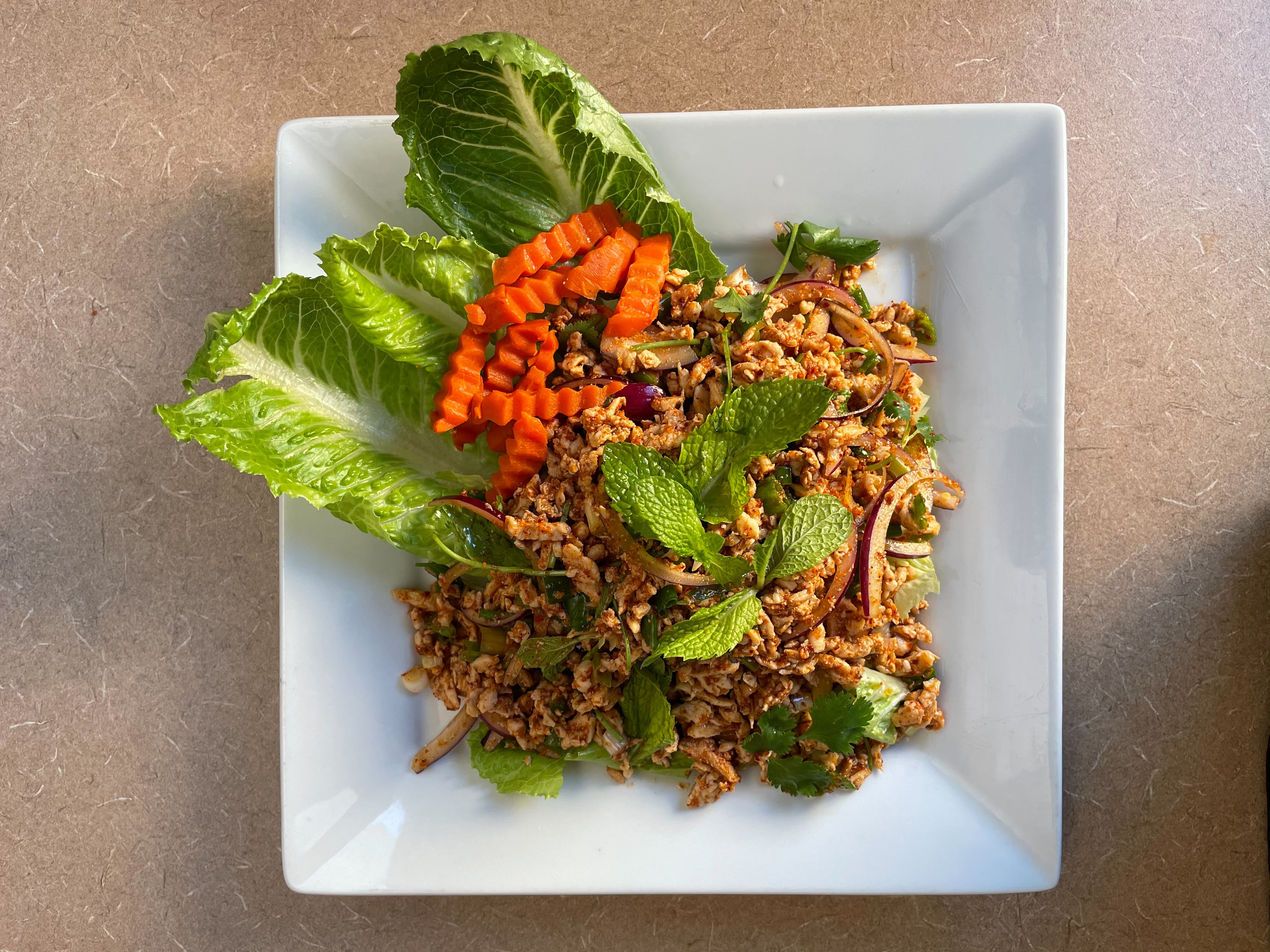 Order 11. Larb Chicken food online from Malee Thai Cuisine store, Carson on bringmethat.com