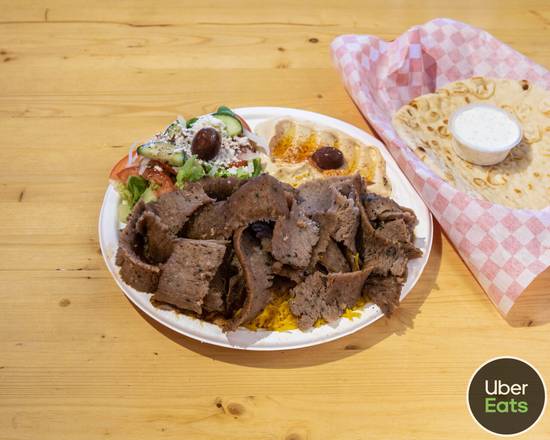 Order Gyro Plate food online from Shawarma Factory store, Tempe on bringmethat.com