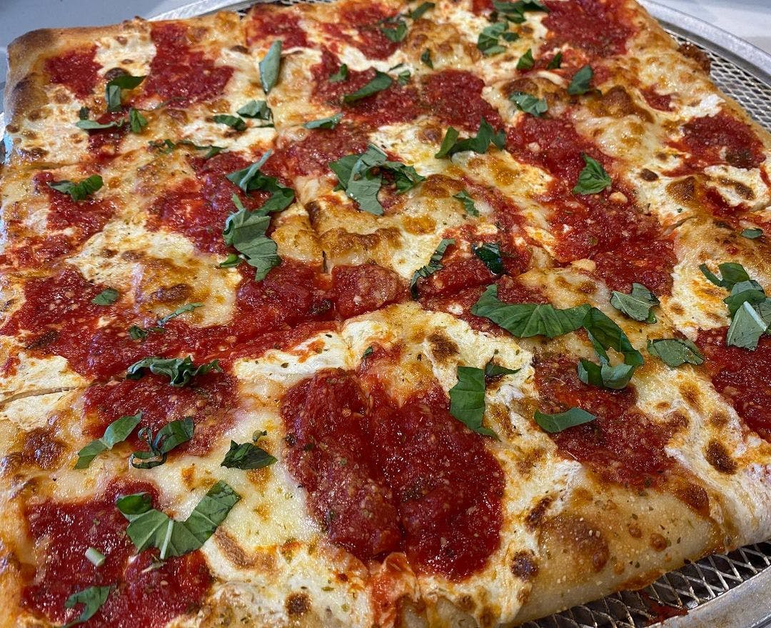 Order Grandma Pizza - Large food online from Red Volpe Pizzeria Ristorante store, Bethpage on bringmethat.com