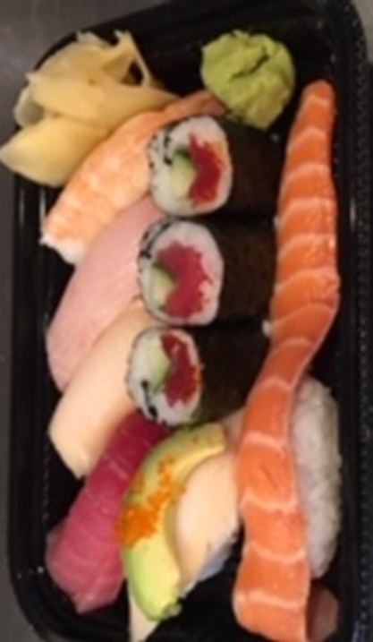 Order Sushi Premium (Served with Green Salad) food online from Sushi Kinta store, San Francisco on bringmethat.com