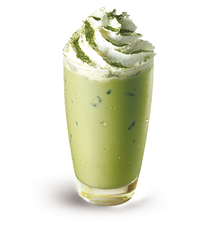 Order Iced Matcha Peach Latte food online from A La Mousse store, Narberth on bringmethat.com