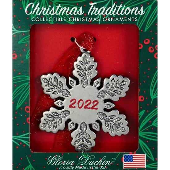 Order Gloria Duchin Christmas Traditions Ornament, 2022 Snowflake food online from CVS store, CHESTER on bringmethat.com