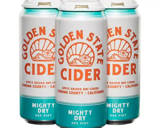 Order Golden State Cider 4-16 oz cans (6.3% ABV) food online from Van Ness Liquors store, San Francisco on bringmethat.com