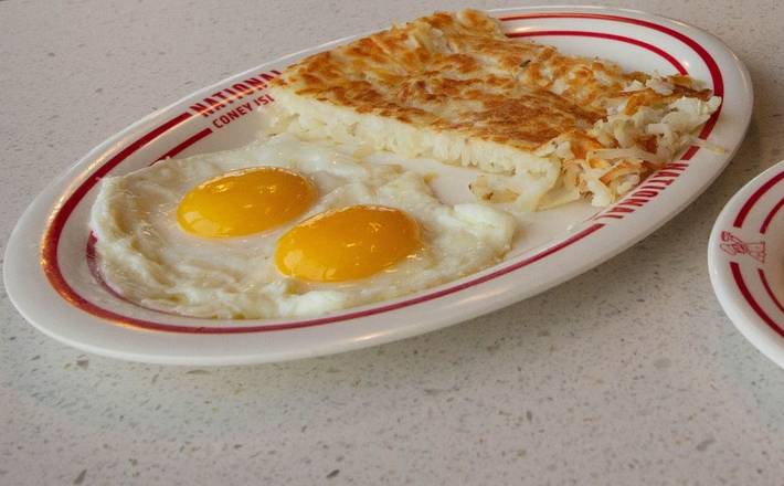 Order Two Eggs food online from National Coney Island store, Grosse Pointe on bringmethat.com