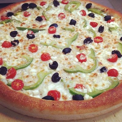 Order Mediterranean Pizza food online from Golden Crust Pizza store, Providence on bringmethat.com
