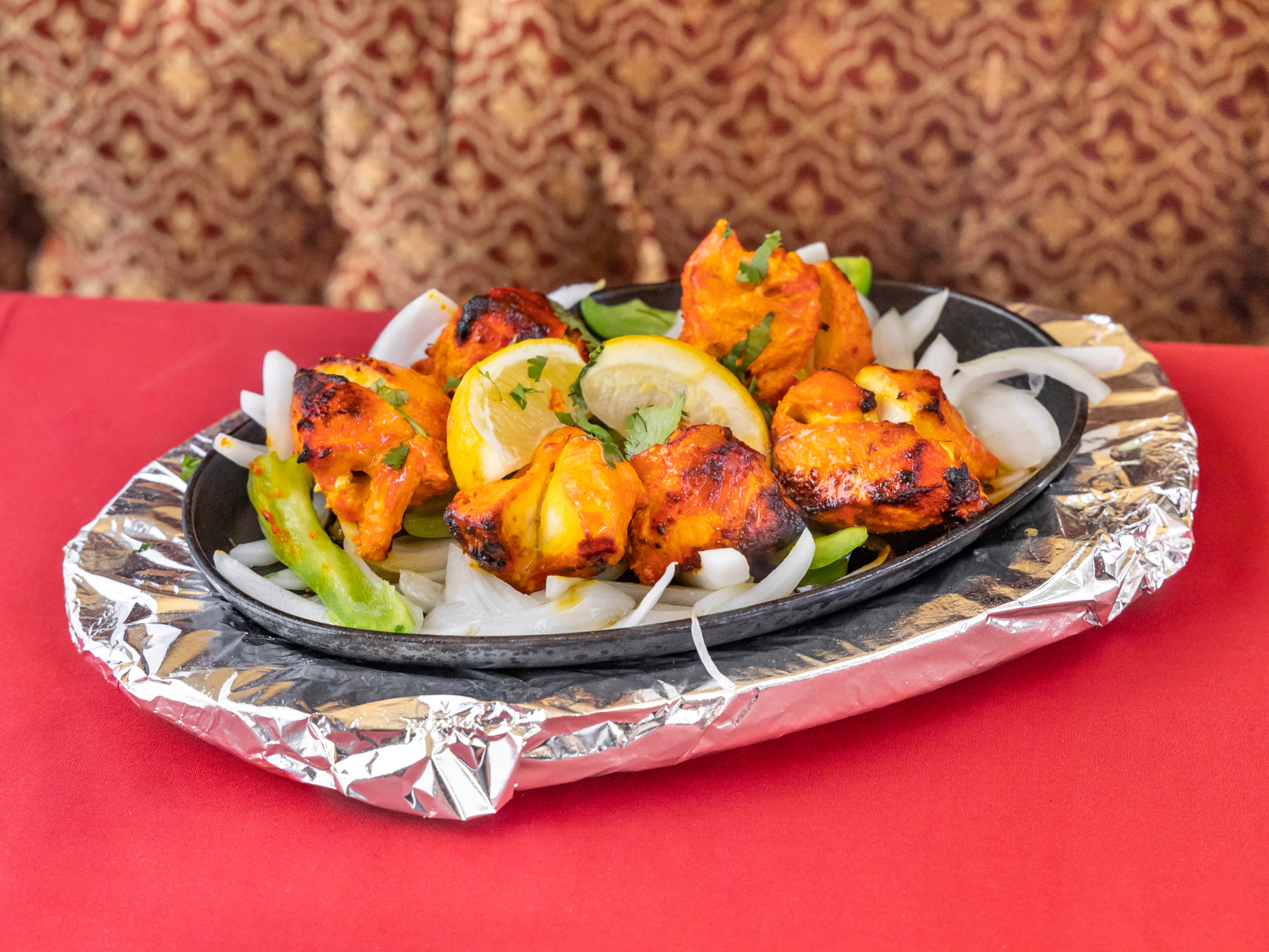 Order Chicken Tikka Platter food online from Lal Mirch Indian Restaurant store, Agoura Hills on bringmethat.com