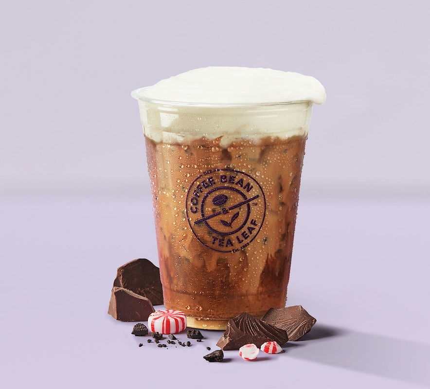 Order Peppermint Mocha Cream Cold Brew food online from The Coffee Bean & Tea Leaf store, Downey on bringmethat.com