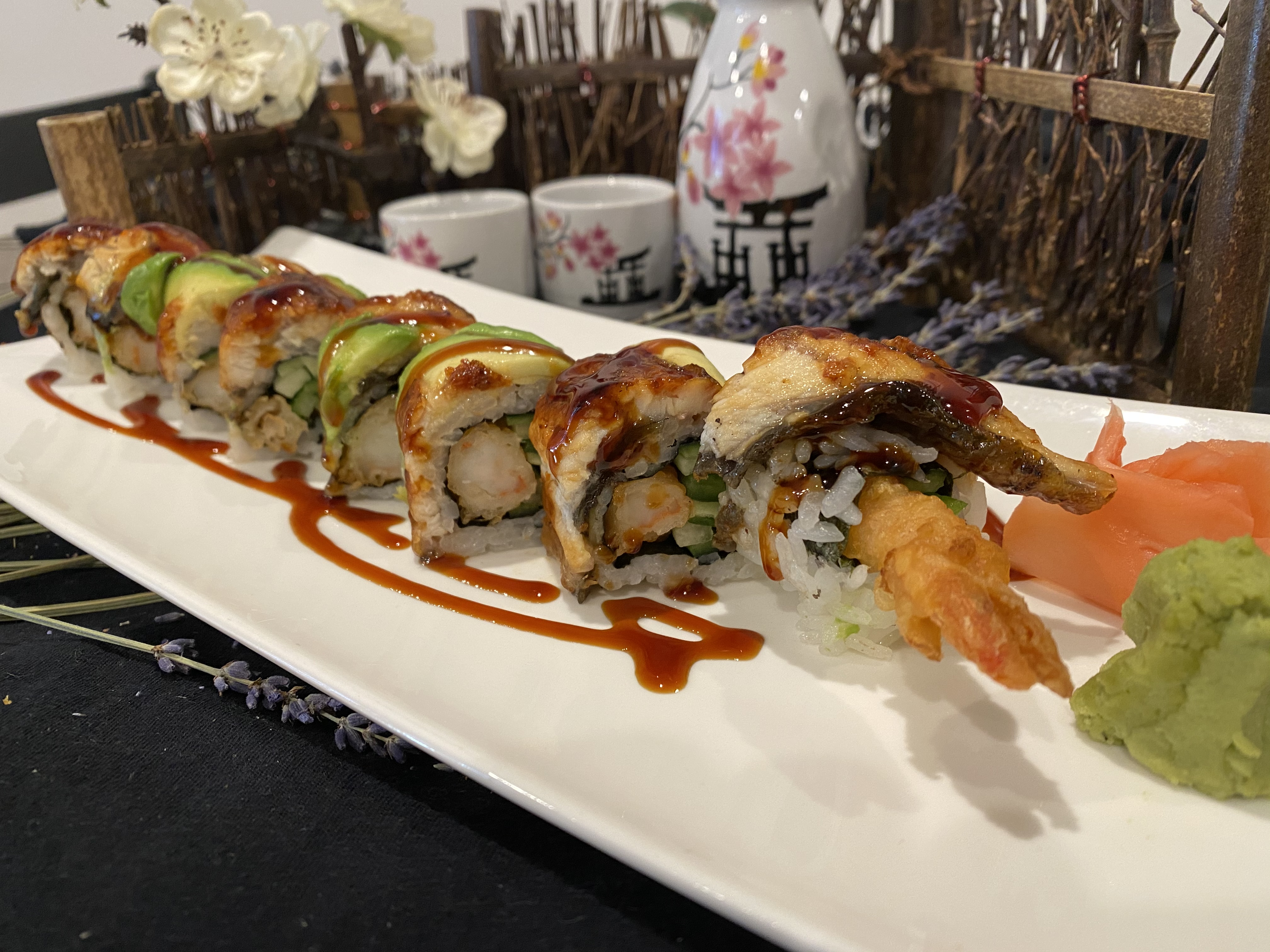 Order Dragon Maki food online from Sushi express store, Brookline on bringmethat.com