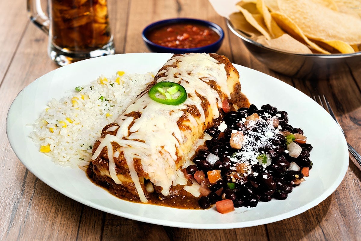 Order Veggie Chimichanga food online from On The Border store, Naperville on bringmethat.com